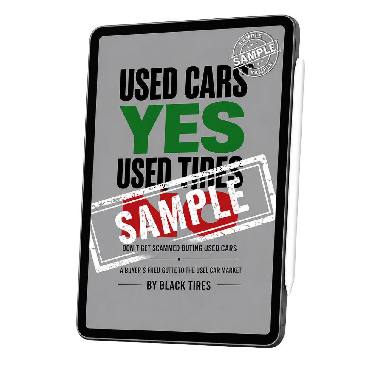 Free sample of the ebook displayed on an iPad